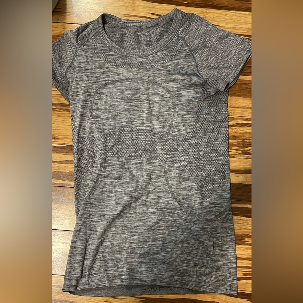 Swiftly tech short sleeve shirt 2.0 slate/white
